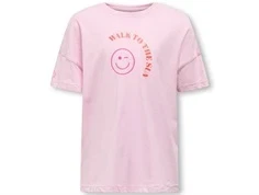 Kids ONLY t-shirt roseate spoonbill med smiley print